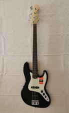 Basso elettrico Fender Am Pro II Jazz Bass FL BLK Fretless/senza tasti