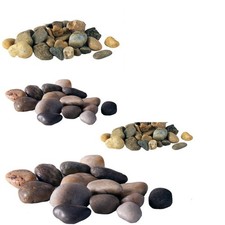 PIETRE CIOTTOLI SASSI NATURALE MARRONE 800GR DECORAZIONE ACQUARIO LAGHETTO GIARD