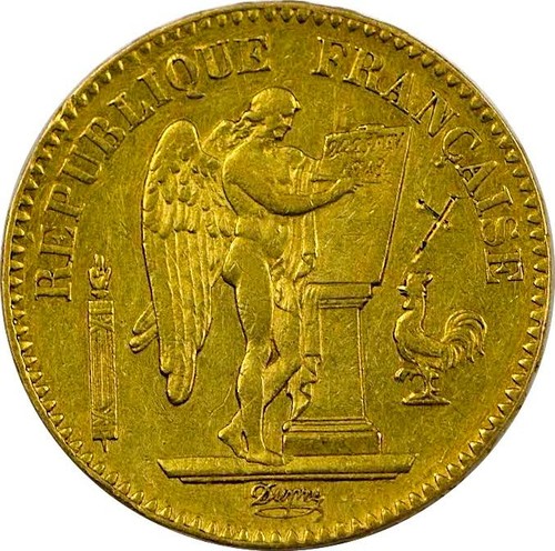 Francia moneta oro - francia,, d'oro,