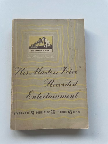 His master voice recorded - master’s,