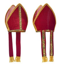 MITRA VESCOVO VELLUTO LUSSO PASSAMANERIA