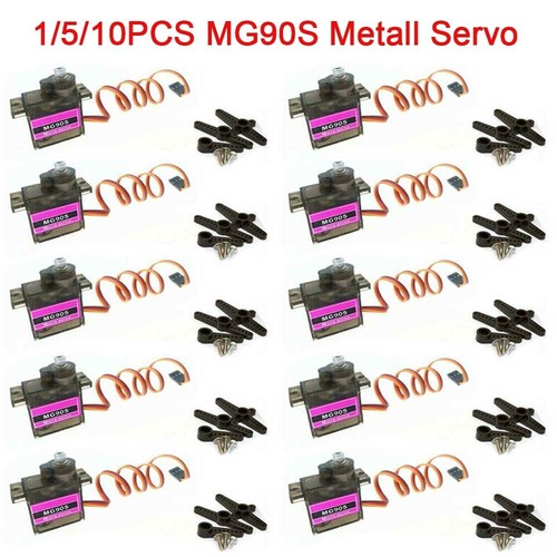 10pz mg90s mini gear - 1/5/10pz, servo