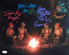 Foto Pais Tochi Feldman Rist autografata firmata scritta 11x14 JSA TMNT