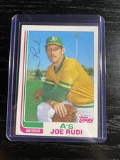 Topps 1982 Baseball Joe Rugi