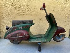 PIAGGIO VESPA DI LATTA DA GIOSTRA 1950 RARA VINTAGE FARO BASSO