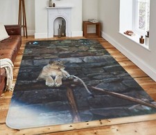 3D Zoo Tiger NA7367 Game Rug