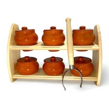 6 pentole da forno in gres