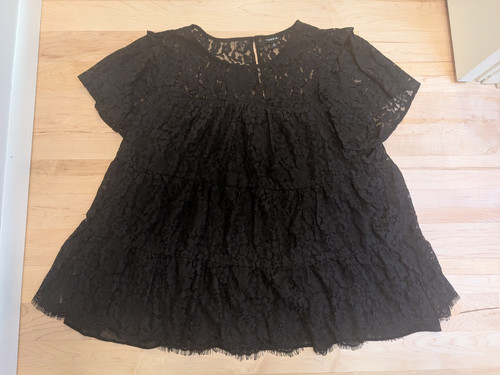 Top camicia torridi nero con - camicia, 3
