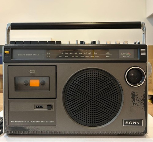 Sony 1980 registratore a - sony, cf-1980