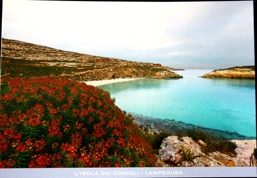 Cartolina lampedusa - cartolina.,