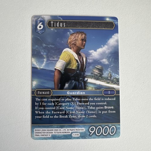 Final fantasy tcg tidus - final,
