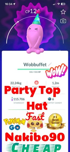 Pokemon shiny wobbuffet - pokemon✨shiny,