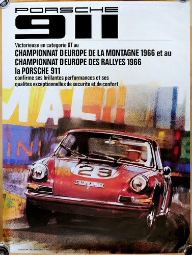 Poster originale porsche 911 - poster,