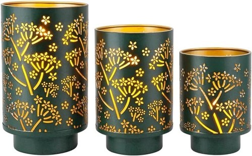 Portacandele illuminante set - portacandele,