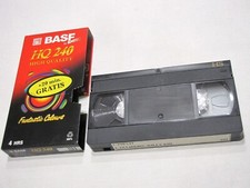 Videocassetta vhs Basf Hq 240 E-240hs Sp Chrome 4 h 20 Pirati Ucciderò Willy Kid