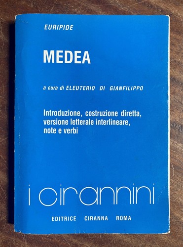 Euripide medea editrice - euripide,