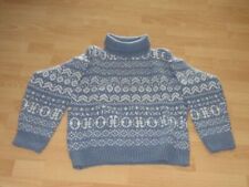 MAGLIONE DOLCEVITA DONNA AZZURRO IN LANA TG. M - VINTAGE