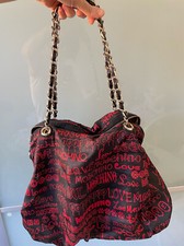 Borsa Moschino love, praticamente nuova, colore nero/rosso