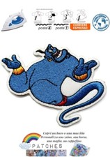 patch Genie Aladdin blue toppa termoadesiva iron on genio della lampada Disney