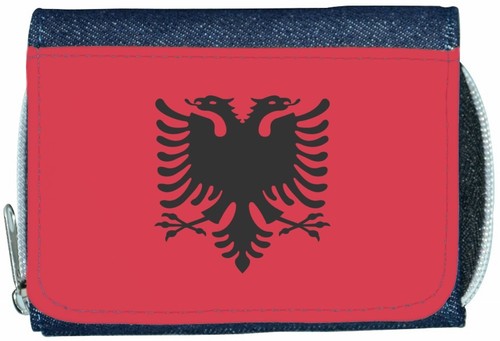 Portafoglio denim bandiera - portafoglio,