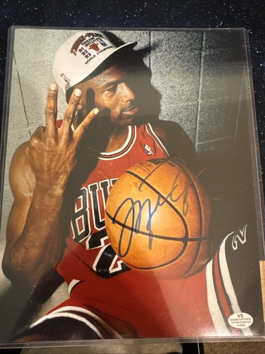 Foto firmata michael jordan - firmata,