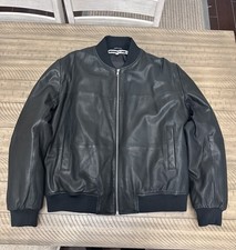 Alexander McQueen giacca di pelle di agnello taglia 50