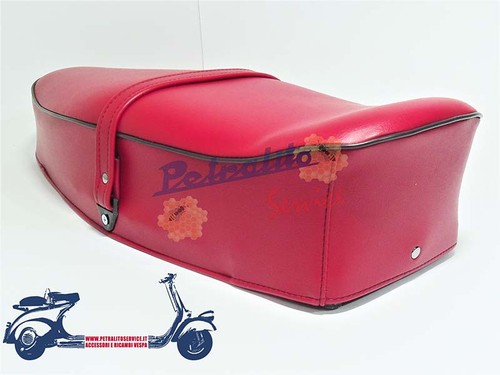 Sella biposto rossa con