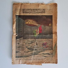 illustrazione del popolo 1926 ● UMBERTO NOBILE POLO NORD DIRIGIBILE NORGE