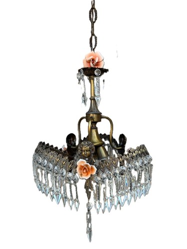 Lampadario con gocce - gocce, e