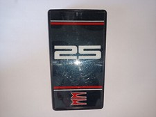 TARGHETTA DISTINTIVO FRAME PLATE COVER ORIGINALE OMC EVINRUDE 25 HP 332041 21097