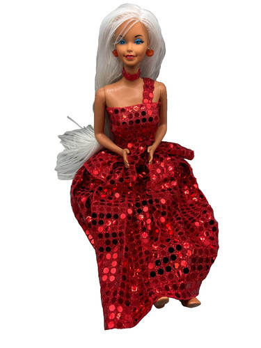 Lotto una bambola barbie - lotto,