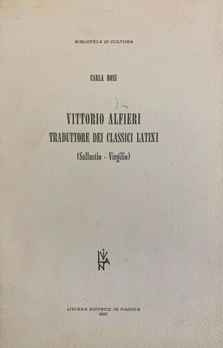 Carla doni vittorio alfieri - -,