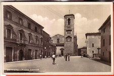 CARTOLINA  BETTONA  FP  NON  VIAGGIATA ANNI 20/30 PIAZZA CAVOUR  OCCASIONE