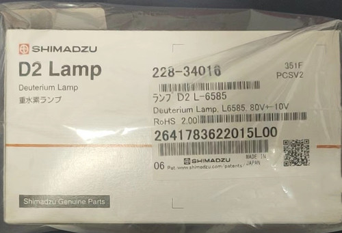 Lampada deuterio shimadzu - al,