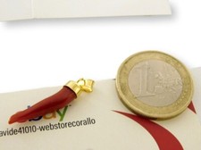 18kt Yellow Gold 750 Coral Red