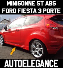 SOTTO PORTA FORD FIESTA MK7 2008-2017 3 PORTE MINIGONNE LATERALI LOOK ST ABS