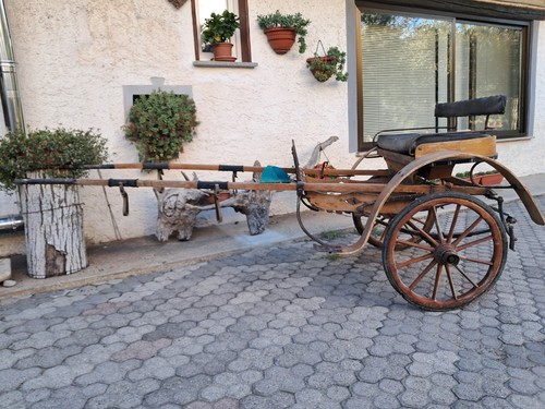 Calesse legno epoca - in,
