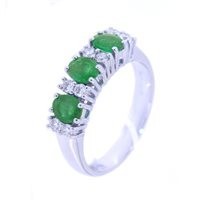Anello donna Smeraldi e