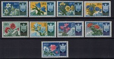 SAN MARINO 1953 FIORI 9 VALORI