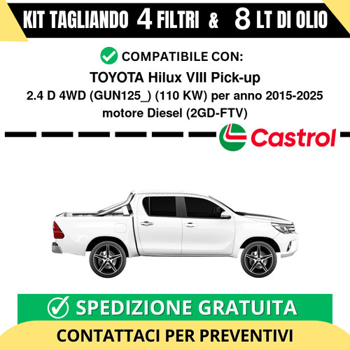Tagliando per toyota hilux - tagliando,