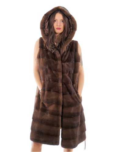 Gilet scanbrown visone - gilet,