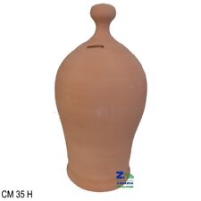 SALVADANAIO PORTAMONETA IN TERRACOTTA CM 35 H ARTIGIANALE VINTAGE