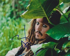 JOHNNY DEPP autografo