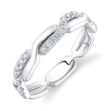 14K Oro Bianco Diamante