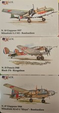 Lotto 3 schede telefoniche Atw Aerei da guerra Giappone 1937 1944 e Francia 1940