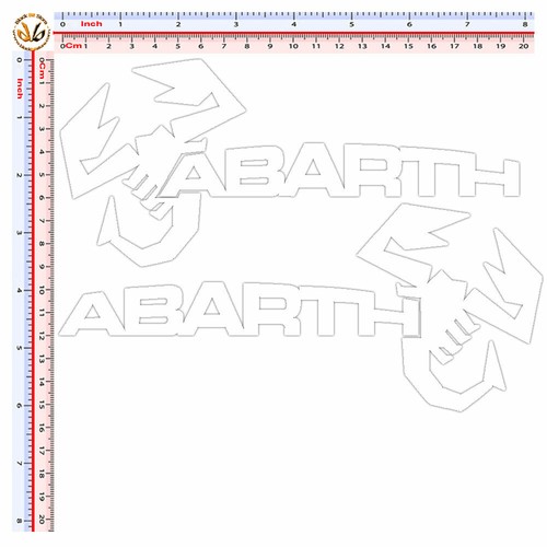 Abarth adesivi scorpione - , pvc
