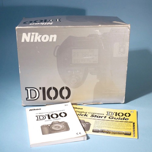 Nikon d100 scatola - scatola, vuota