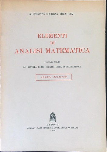 Elementi analisi matematica - elementi, di