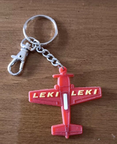 Portachiavi aereo rosso leki - rosso,