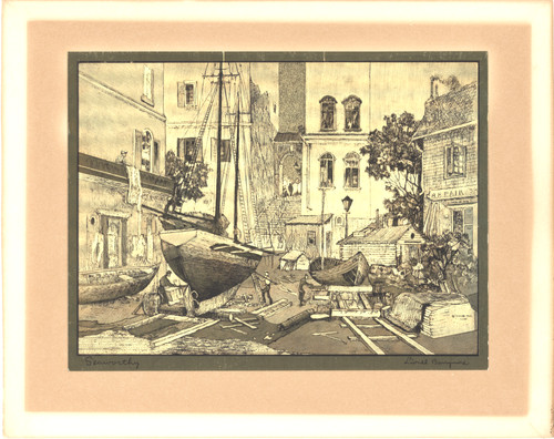 Lionel barrymore acquaforte - barrymore, in